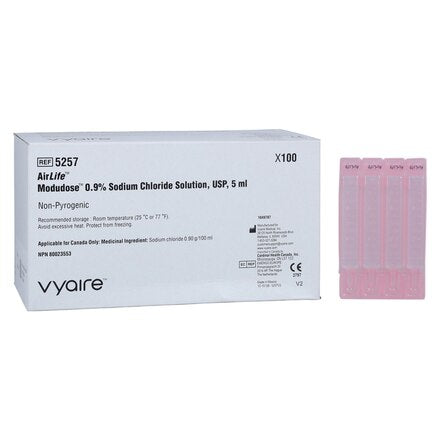 Sodium Chloride Inhalation Solution 0.9% Vial 5mL 100/Package