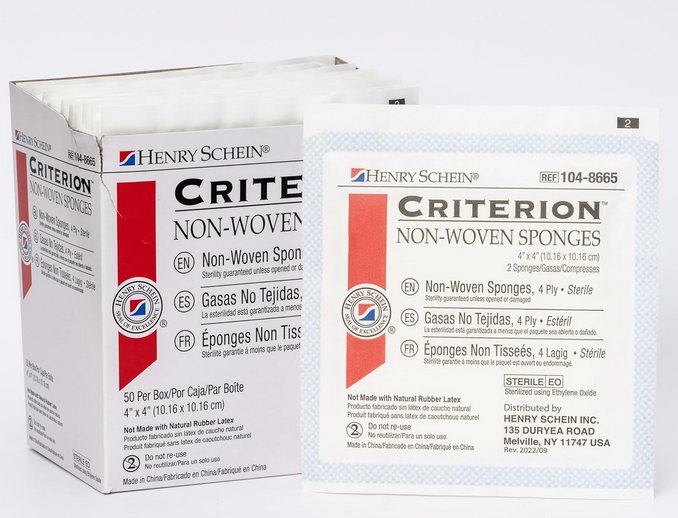 Sponge Non Woven 4x4 Gauze