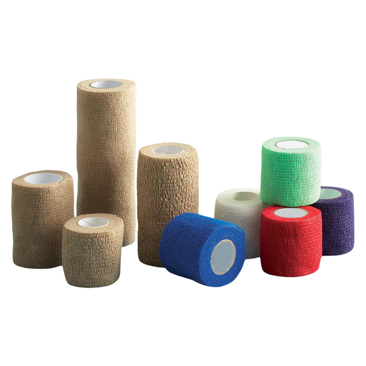 Self-Adherent Bandage Non-Woven Fabric 2"x5yd Assorted Non-Sterile 36/Bx