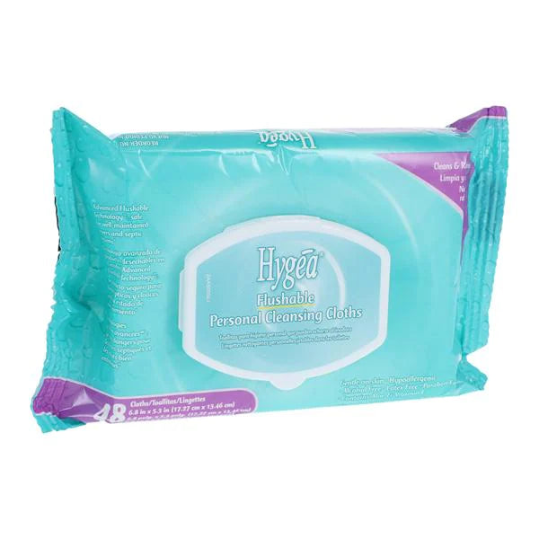 Hygea® Flushable Personal Cleansing Cloths