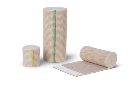 EZe-Band Basic Elastic Bandage Cotton/Polyester 4"x5yd Beige Non-Sterile