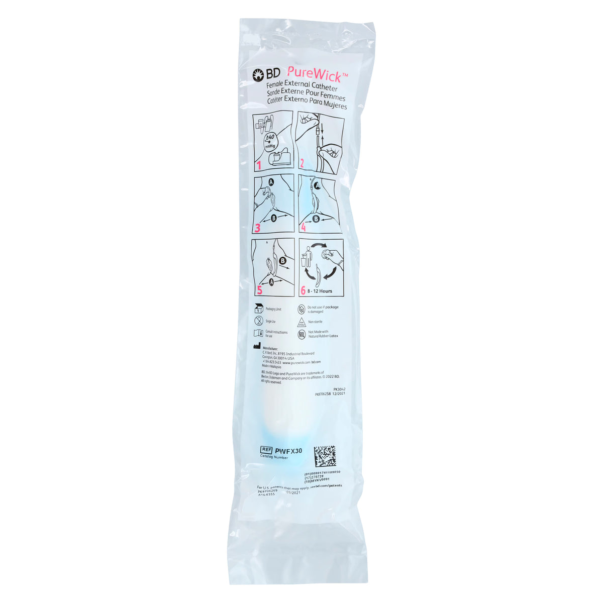 Purick Machine PUREWICK External Catheter - Female