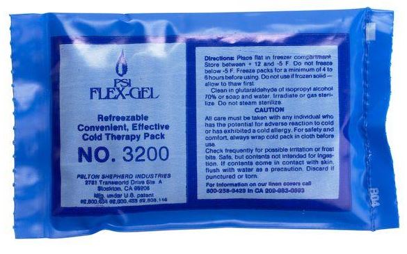 Cold Pack PSI Flex-Gel 3x5" Reusable
