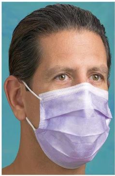 Criterion Earloop Mask ASTM Level 3 Lavender