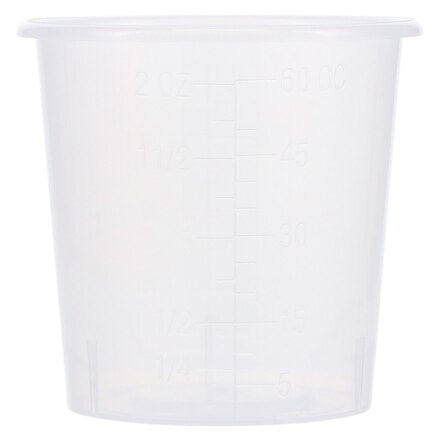 Medicine Cup Plastic Clear 2 oz 100/Ca