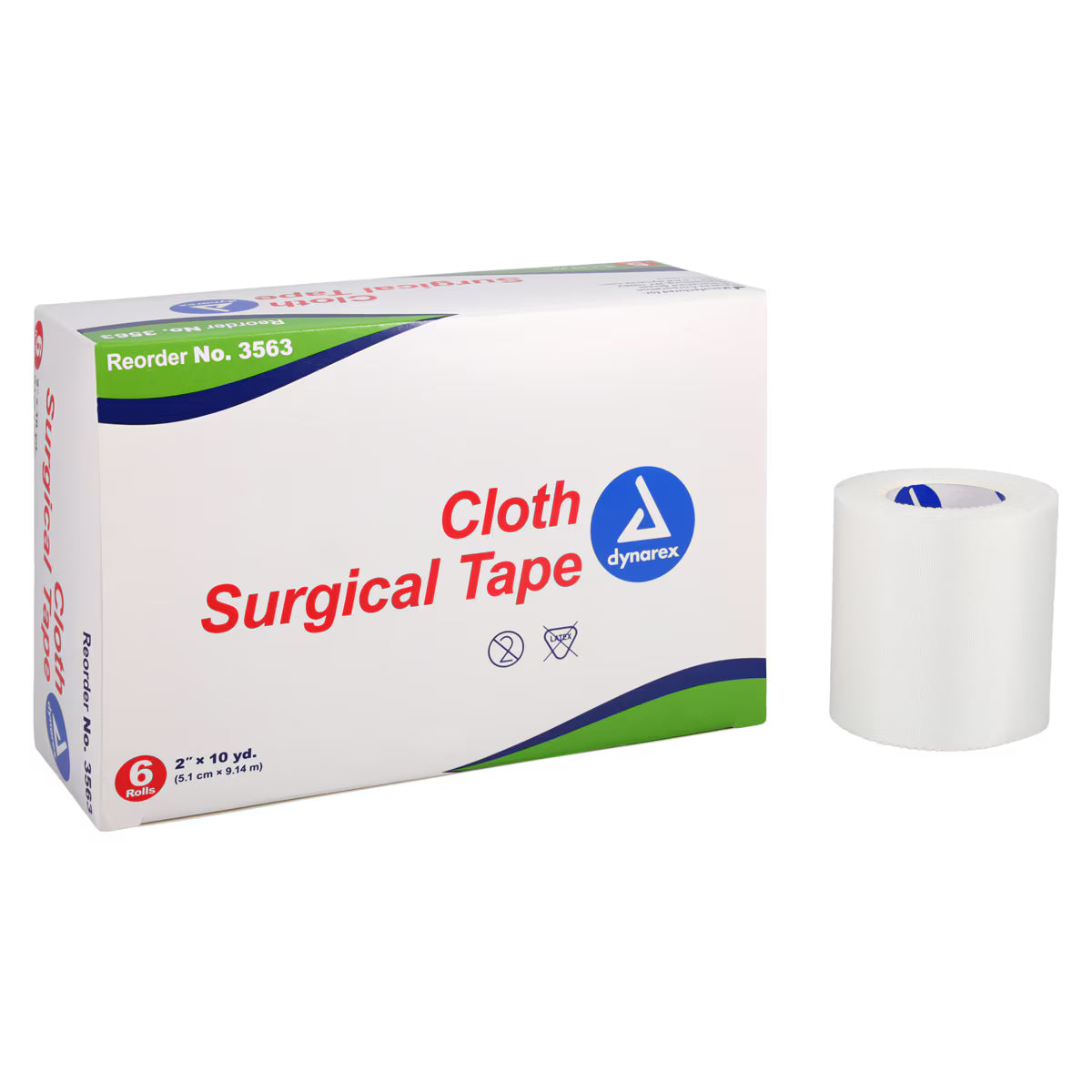 Surgical Tape Cloth 2"x10yds White Non-Sterile