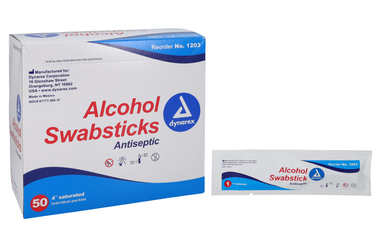 Alcohol Swabstick 4" Bx/50