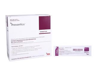 Prevantics Surgical Prep Swabstick CHG 3.15%/Isopropyl Alcohol 70% 1s 1.6mL 4.75